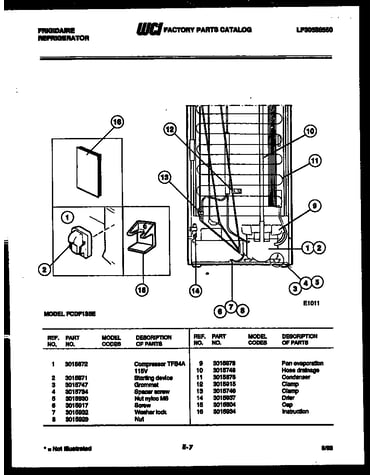 System and automatic defrost parts