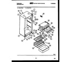 Frigidaire FCD12TFA0 cabinet parts diagram