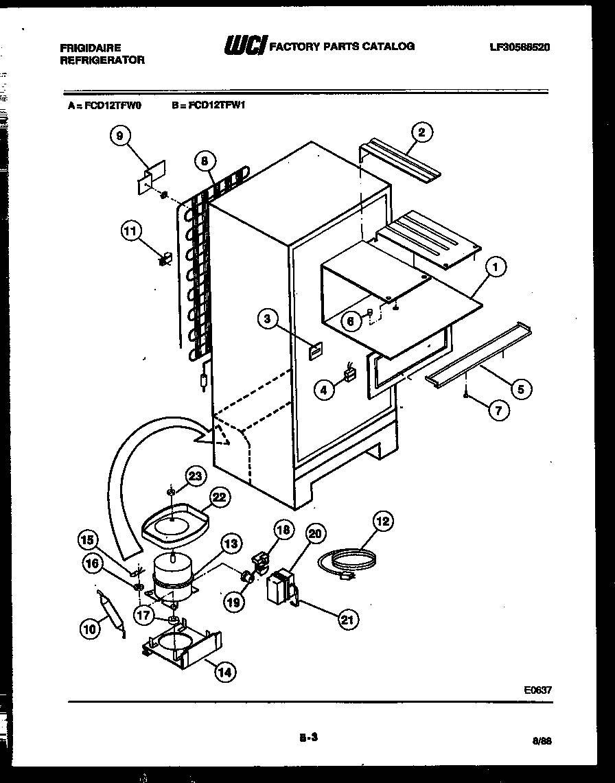 SYSTEM AND AUTOMATIC DEFROST PARTS