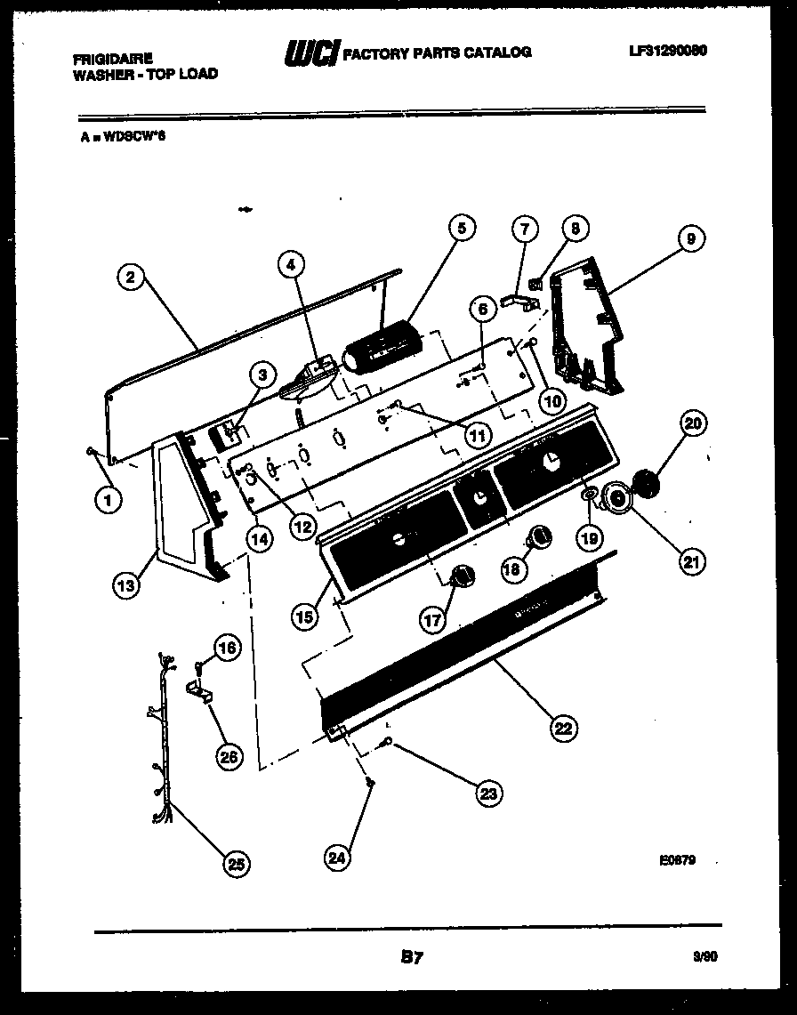 CONSOLE AND CONTROL PARTS