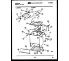 Frigidaire WDSCL6 cabinet parts diagram