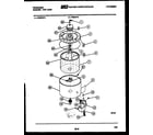 Frigidaire WDSCL6 tub detail diagram