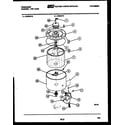 Frigidaire WISCL6 tub detail diagram