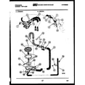 Frigidaire WISCL6 pump, water valve and water inlet diagram