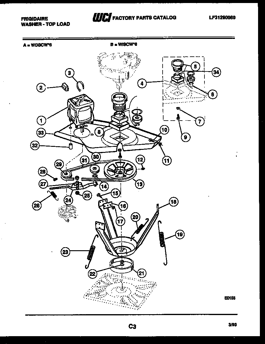 MOTOR AND IDLER ARM CLUTCH