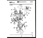 Frigidaire WDSCW6 motor and idler arm clutch diagram