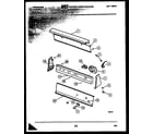 Frigidaire WC8DH3 console and control parts diagram