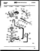 Pump, water valve and water inlet