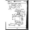 Frigidaire WDSDW3 cabinet parts diagram