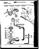Pump, water valve and water inlet
