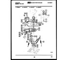 Frigidaire WDSDW3 motor and idler arm clutch diagram