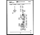 Frigidaire WDDW3 transmission parts diagram