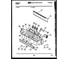 Frigidaire WIDW4 console and control parts diagram