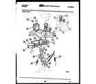 Frigidaire WCISFL0 motor and idler arm clutch diagram