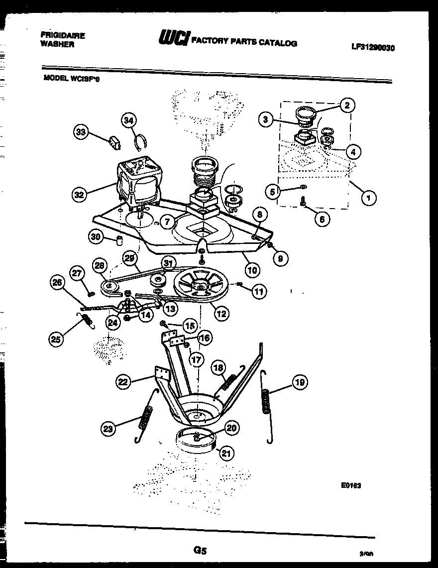 Motor and idler arm clutch