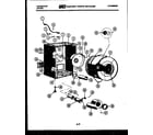 Frigidaire DG2000DL1 cabinet and component parts diagram