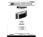 Frigidaire A05LH5E1 front cover diagram