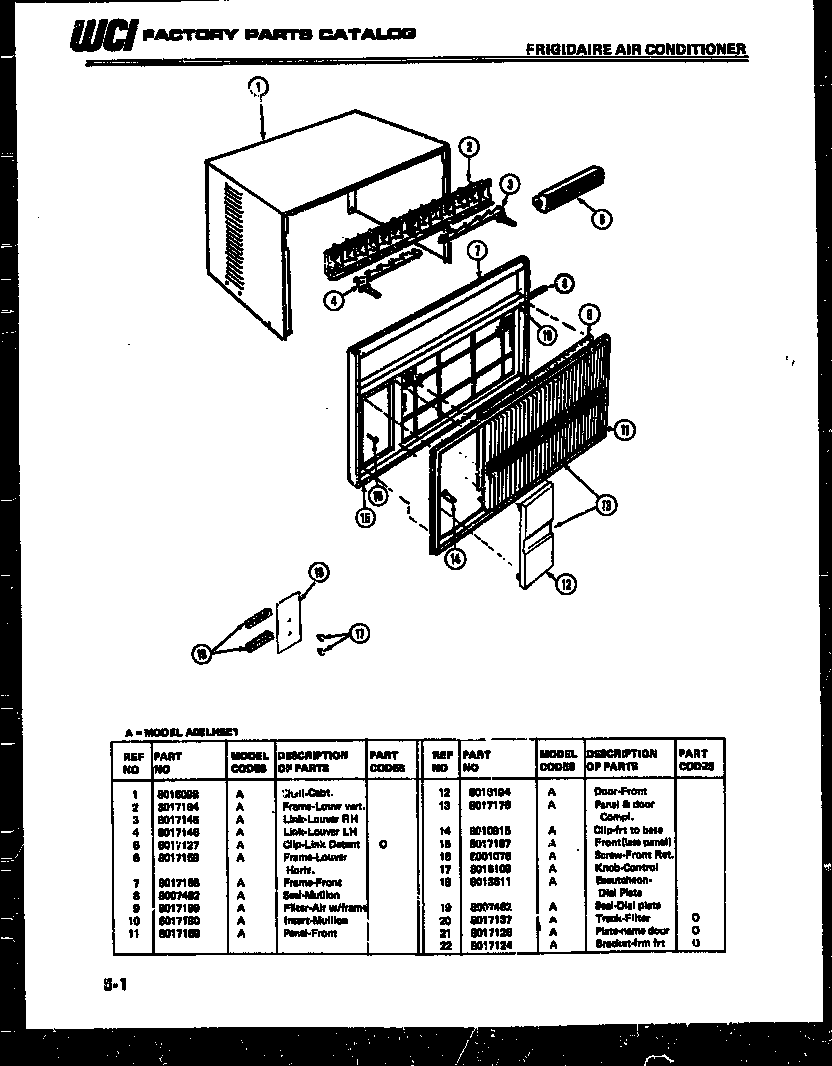 CABINET PARTS