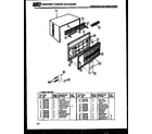 Frigidaire A05LH5E1 cabinet parts diagram