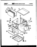Door, top and cabinet parts