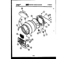 Frigidaire DEDML6 drum parts diagram