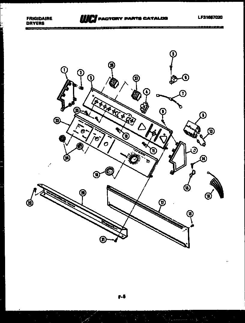 Console and control parts
