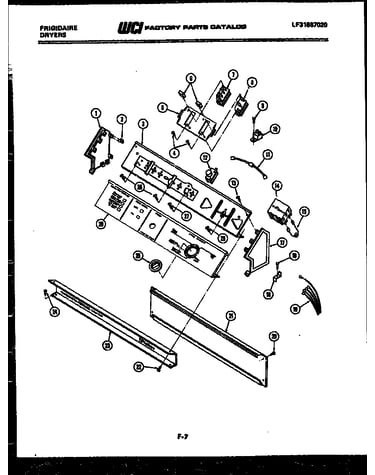 Console and control parts