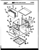 Door, top and cabinet parts