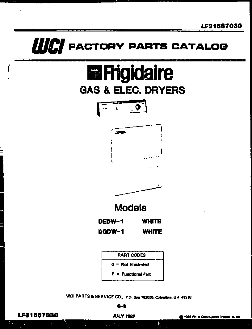 Parts diagram
