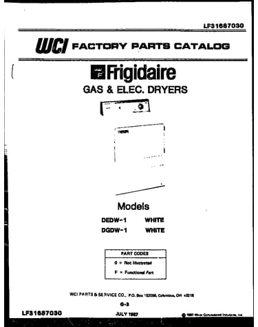 Parts diagram