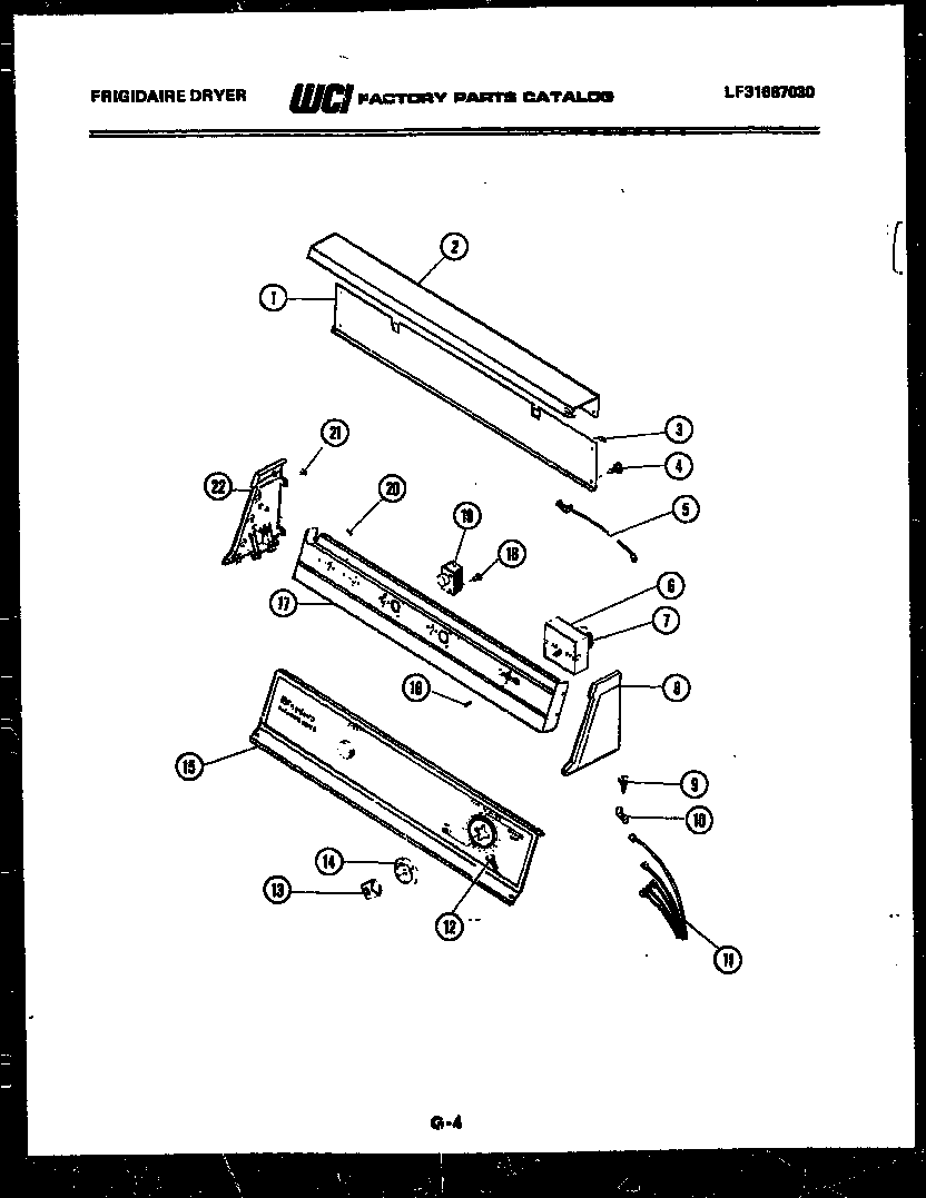 CONSOLE AND CONTROL PARTS