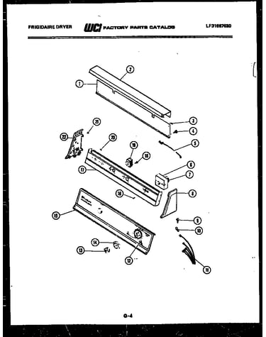 Console and control parts