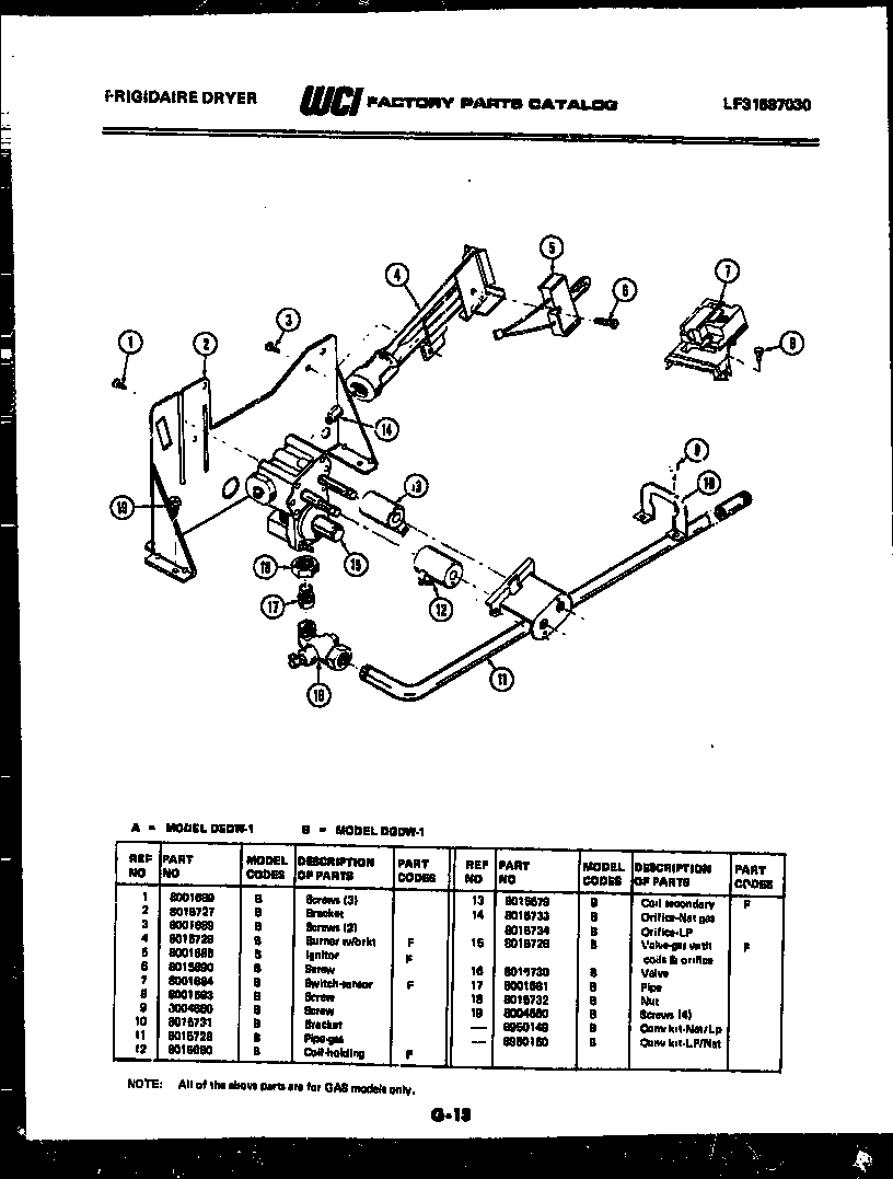 BURNER PARTS