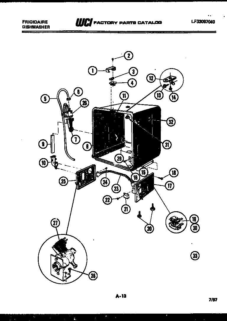 Tub parts