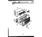 Frigidaire A06LH8E1 cabinet parts diagram