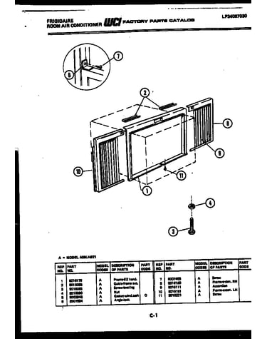 Window mounting parts