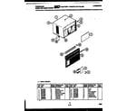 Frigidaire A06LE3E1 cabinet parts diagram