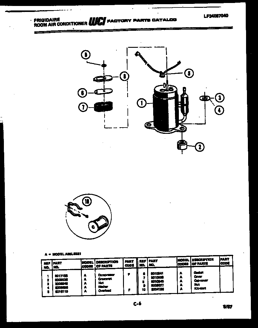 Compressor parts