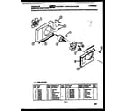 Frigidaire A07LH8E1 air handling parts diagram