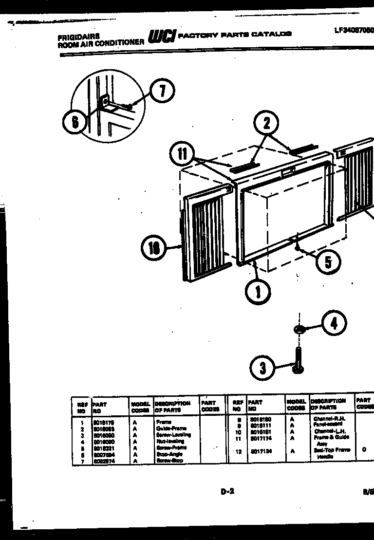 WINDOW MOUNTING PARTS