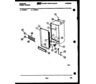 Frigidaire UFS19EL2 cabinet parts diagram