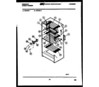 Frigidaire UFS19EL1 shelves and supports diagram