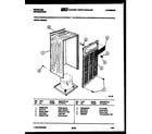 Frigidaire MR25N2 cabinet and control parts diagram