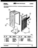 Cabinet and control parts