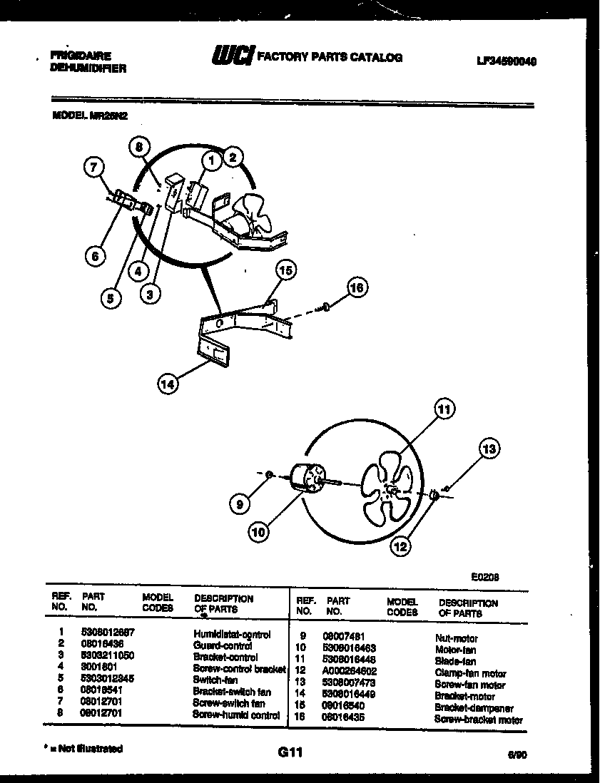 Air control parts