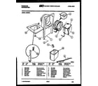 Frigidaire MR25N2 water and condensing parts diagram