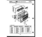 Frigidaire A06LH5E2 cabinet parts diagram