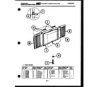 Frigidaire A06LH5E2 window mounting parts diagram