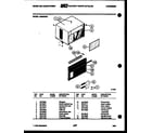 Frigidaire A08ME2E3 cabinet parts diagram