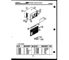 Frigidaire AH08ME2E1 cabinet parts diagram